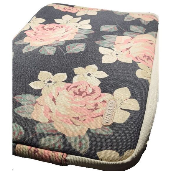Kayond Floral Computer Case 10 in wide by 14 in long Inner zip Pocket - Picture 2 of 5